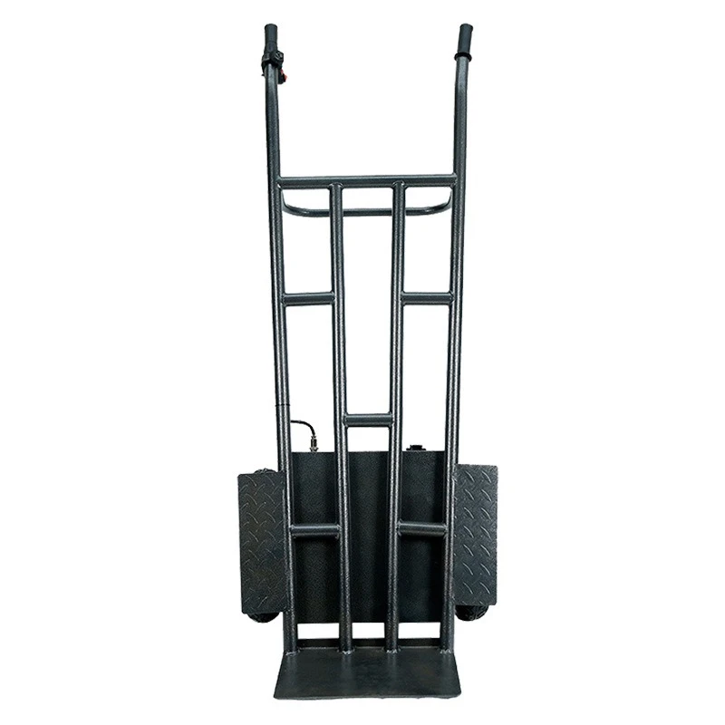 

All-electric tiger car, hand push truck, electric flat truck, tool tru ck, two-wheeled tr uck for pulling goods