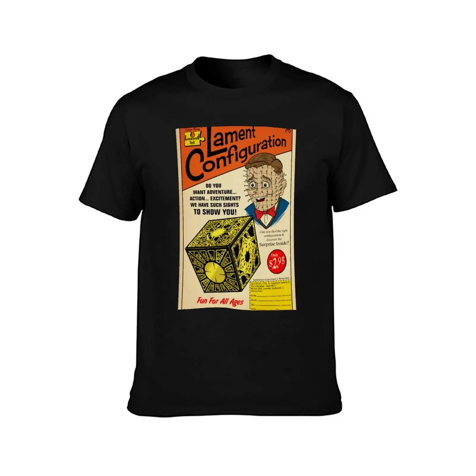 Lament Configuration comic ad T-Shirt Summer Casual Cotton Tee Oversized Streetwear Tops Vintage Graphic Print 100% Cotton