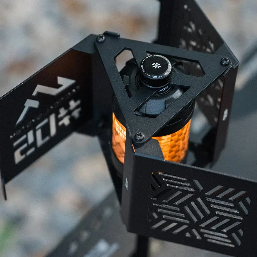 

19 световых теней, автоматические вращающиеся световые тени из алюминиевого сплава, уличные тени для кемпинга, окружающий свет