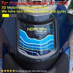 Serbatoio carburante moto adesivo 3D adesivo decorazione cassetta postale moto guarnizione cilindro moto per Husqvarna Norden 901 2023