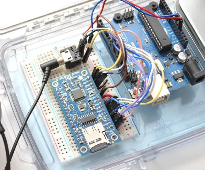 1381 Codec VS1053 + Breakout MicroSD - Putar MP3/WAV/MIDI/OGG + Rekam - v4