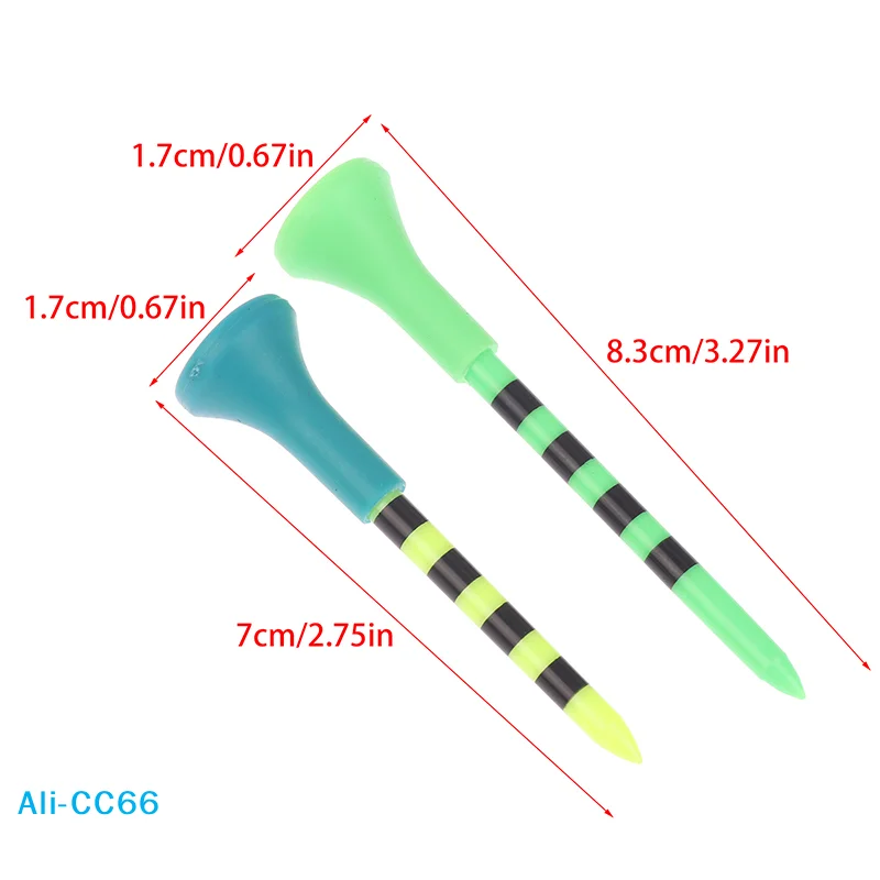 

【C】10/20/30 шт. 70/83 мм пластиковые держатели для мячей для гольфа (ти-эйр), сменные головки для держателей мячей, разные цвета, тренировочные принадлежности