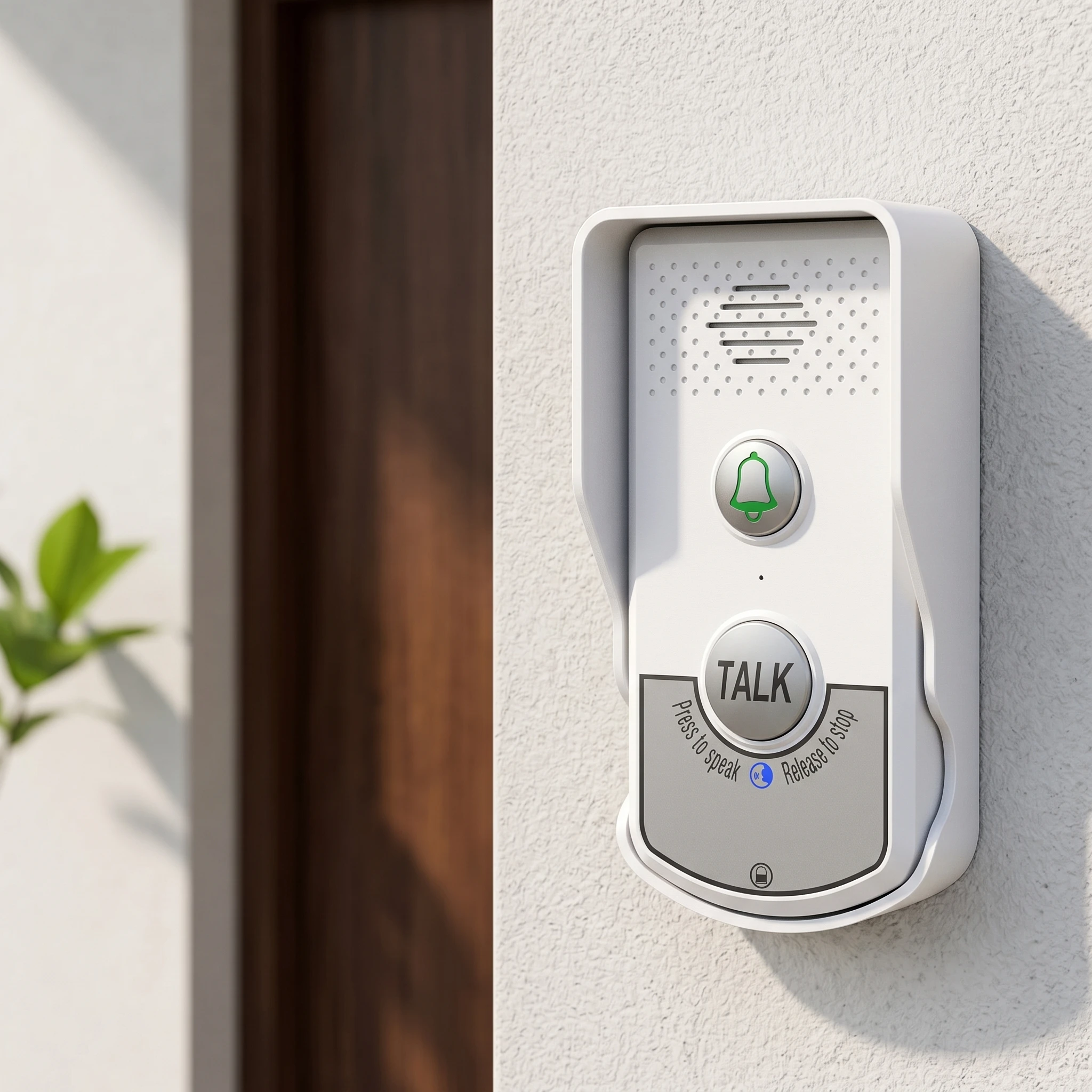 ABS Doorbell Caller Strong Signal Penetration For Clear Calls Easy And Barrier Free Communication