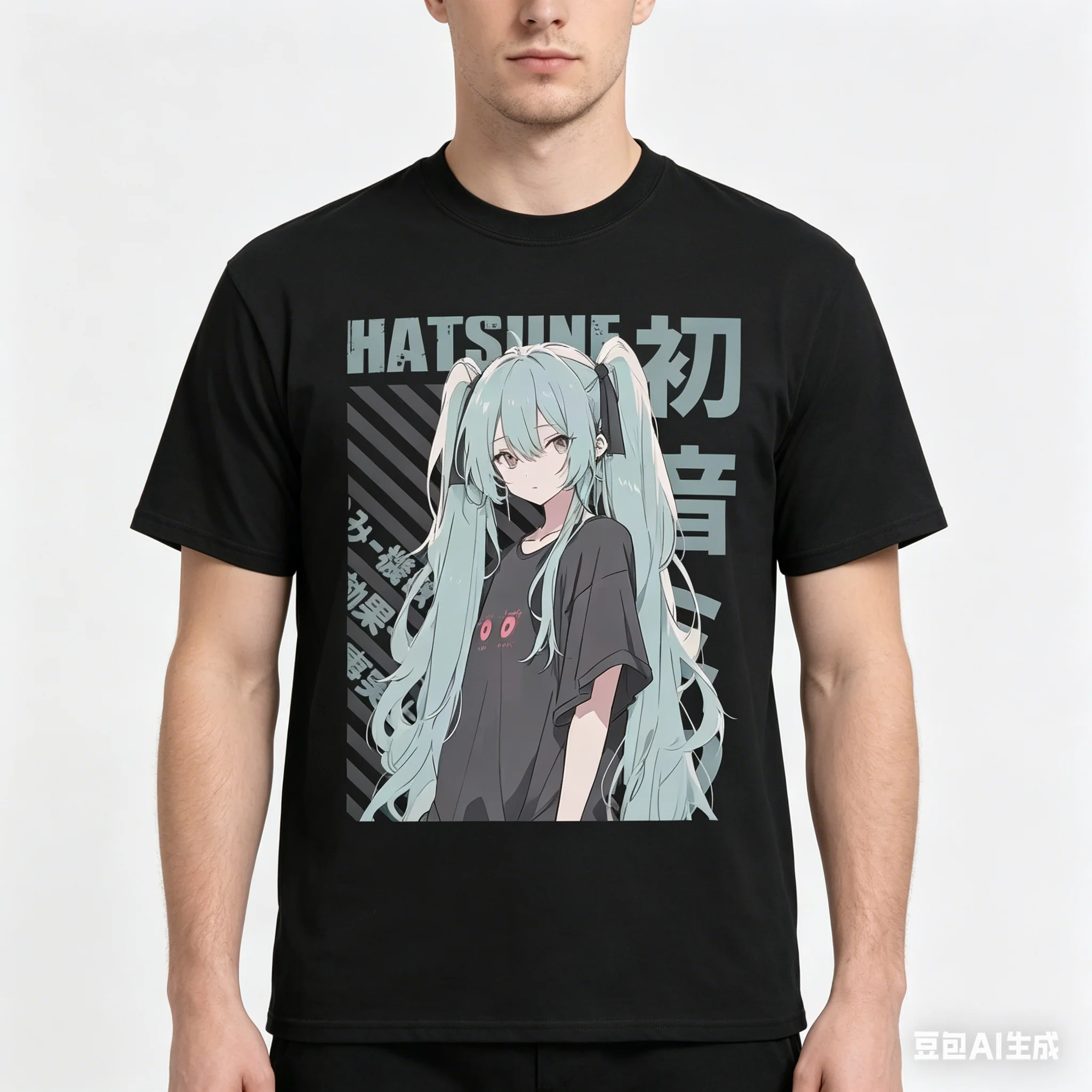 

Hotsale Hatsune Miku Anime T Shirt Men's Cotton Top Tee Aesthetic O-neck Short Sleeve High Quality Summer Fashion T-Shirt