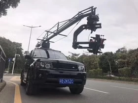 IDEAL Camera Crane Installed on Cars With Stabilized Head jib camera crane for sale Vehicle camera crane on car