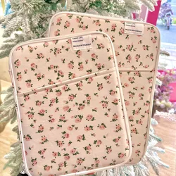 Flowers pattern Laptop bag tablet PC laptop Storage Pouch Computer Inner bag travel Portable briefcase Student Storage Pouch