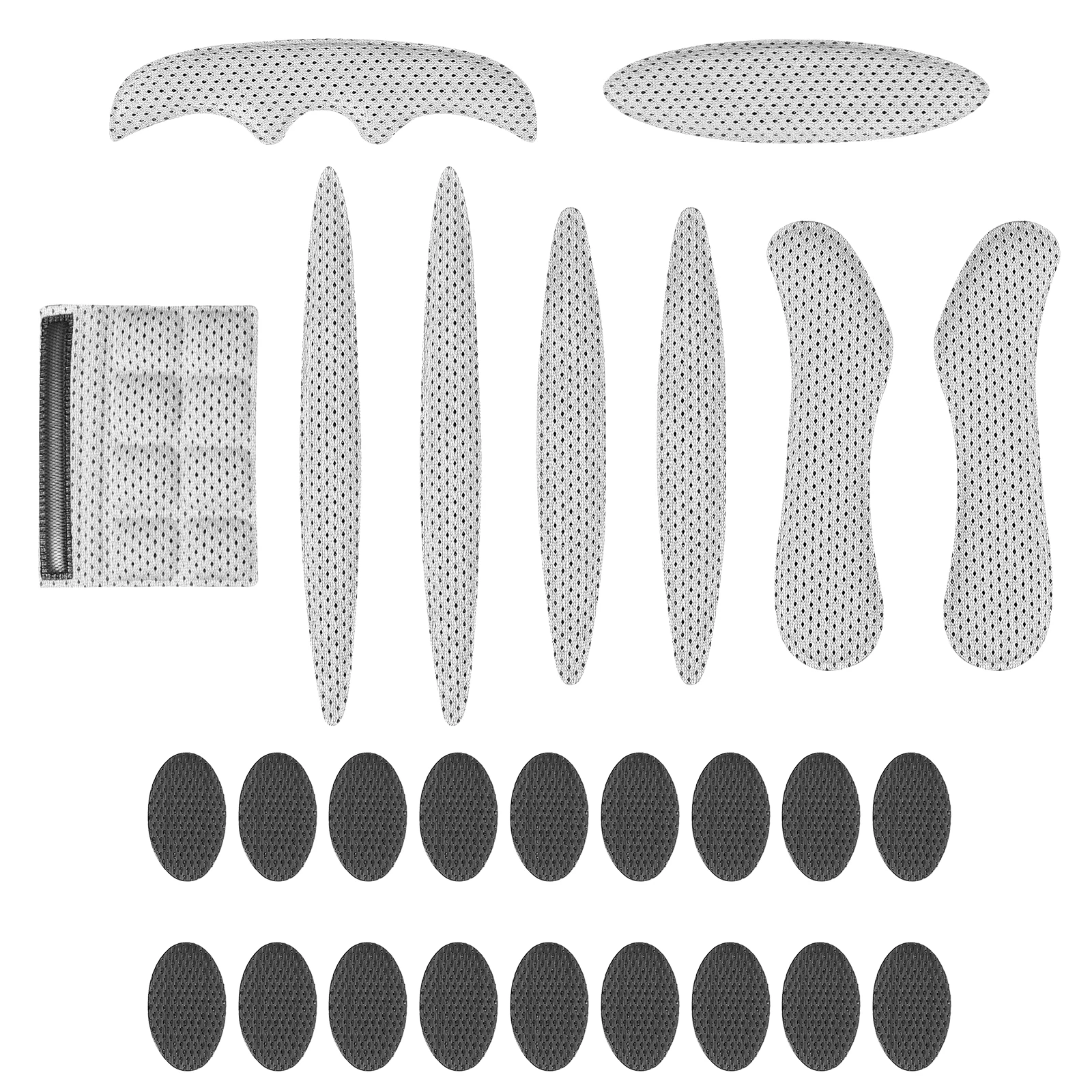 

Sweat-absorbing Shock-absorbing Lining 2 Sets Pad Motorcycle Cushion Sponge Net Heat Insulation Breathable