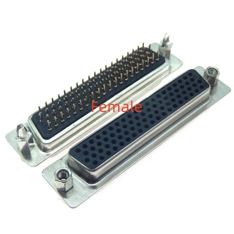 1PC HDP78 Harpoon Male Female Head DP78 Pin Straight DB78 180 Degree With Fixed Insert Board Solder Board Solid Pin Gold Plating