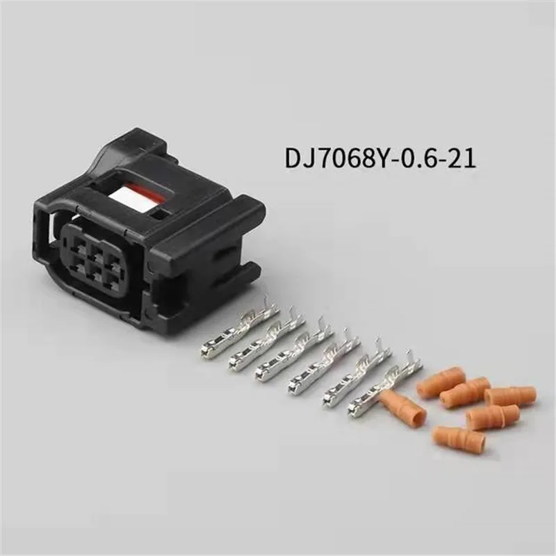 500 sets Kit Set 6P Ways Sumitomo Reversing Radar Probe Male Female Auto Connector For RAV4 Corolla 6188-0706 6189-1142