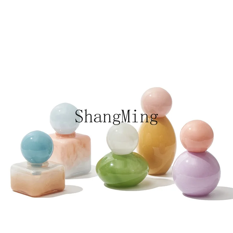 

DSA color aromatherapy bottle creative cream wind small mouth countertop ornament home countertop decoration