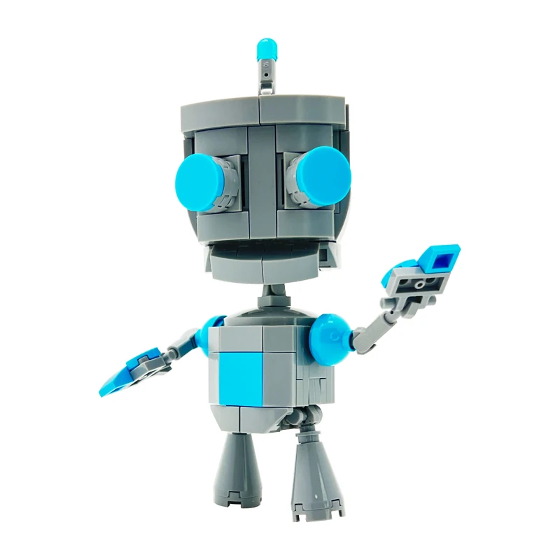 Alien Robot Dog Creative Model Building Blocks Kit Toys Collection Ornaments for Enthusiasts & Children Christmas Birthday Gift
