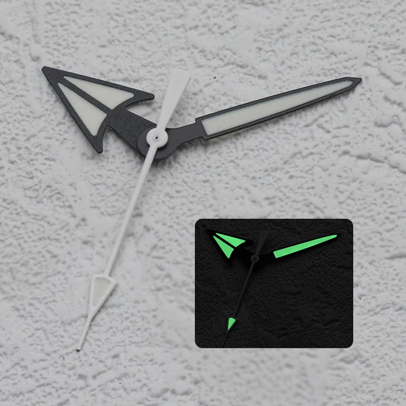 

NH35 NH36 Hands Dimensions: 9.5 x 14.5 x 15 mm Green luminous hands compatible with NH35, NH36, 4R35, and 7S26 movement watches