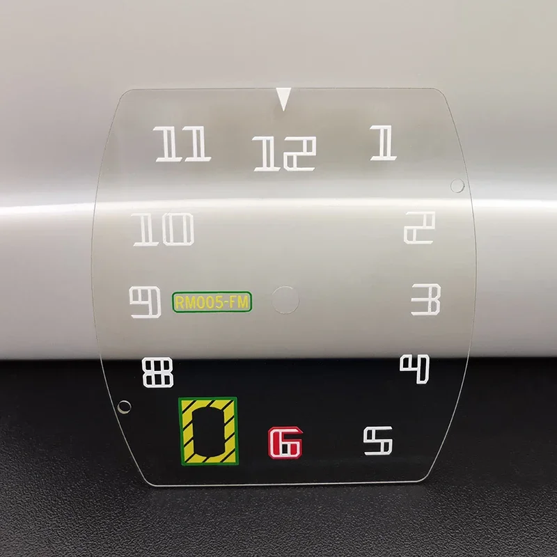 Vidrio de esfera de reloj de alta calidad para RM005-FM, piezas de reloj del mercado de accesorios