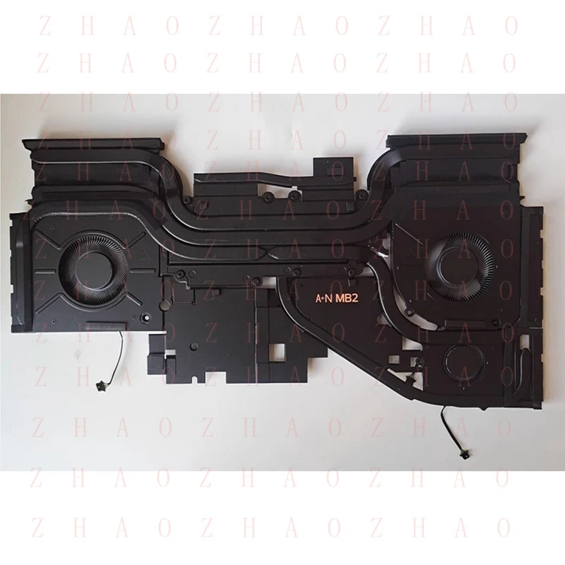 L+ FOR DELL Alienware M18 M18X A+N MB2 CPU GPU Cooling Fan w/ Heatsink 0NXM30 NXM30