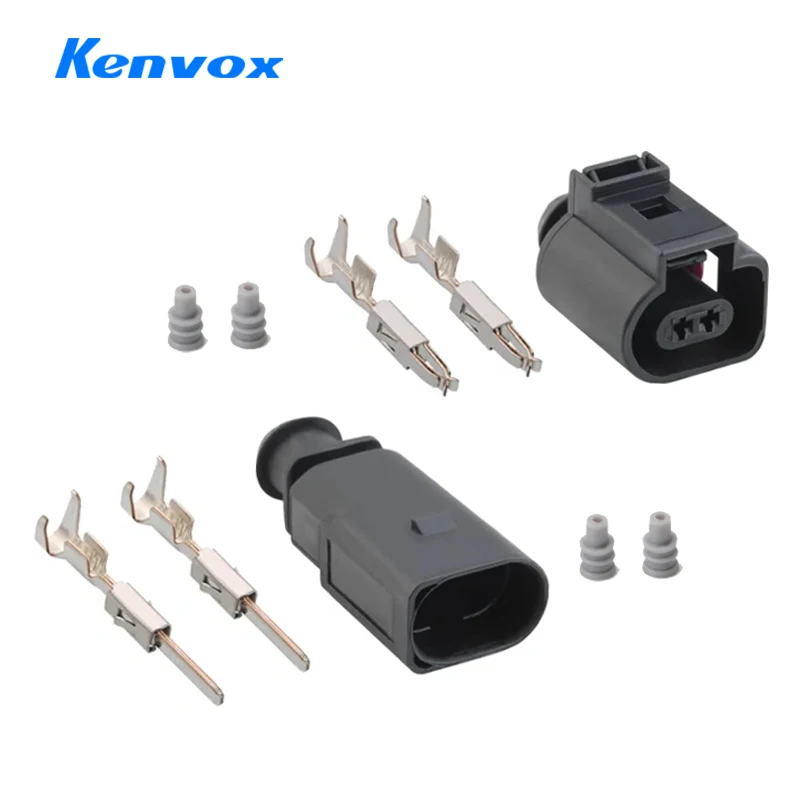 2-pin 1pcs 1J0973802/1J0973702 DJ7022A-1.5-11/21 Automotive waterproof connector connector plug for Volkswagen wiring harness