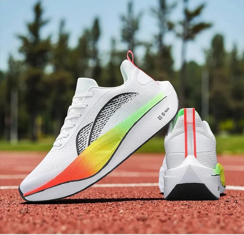 

Кроссовки для пар, тренировочные кроссовки 2025 года, высококачественные сверхлегкие гоночные кроссовки из карбоновой платы с амортизацией и отскоком