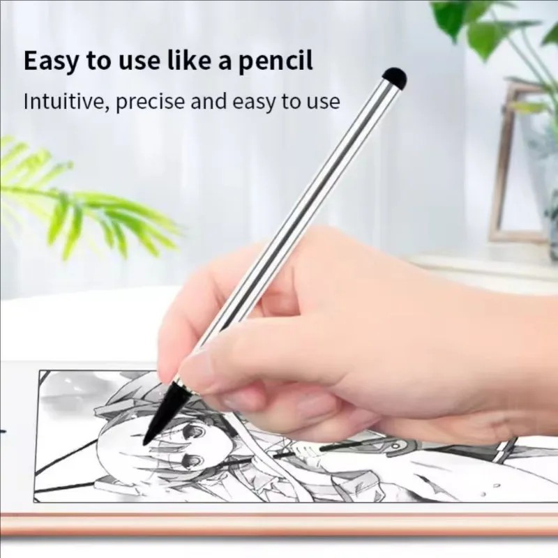 1-3Pcs Smart Phone Tablet Touchscreen Stylus Pens Universal Capacitive/Resistive Stylus Pen for iPhone iPad Samsung Rubber Pen