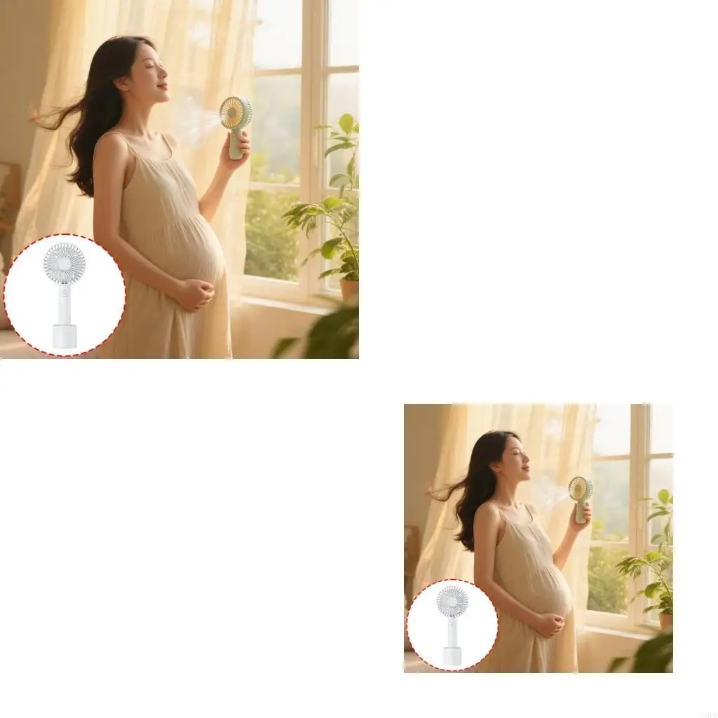 

Перезаряжаемый USB ручной вентилятор Съемный базовый вентилятор для студентов и офисных работников