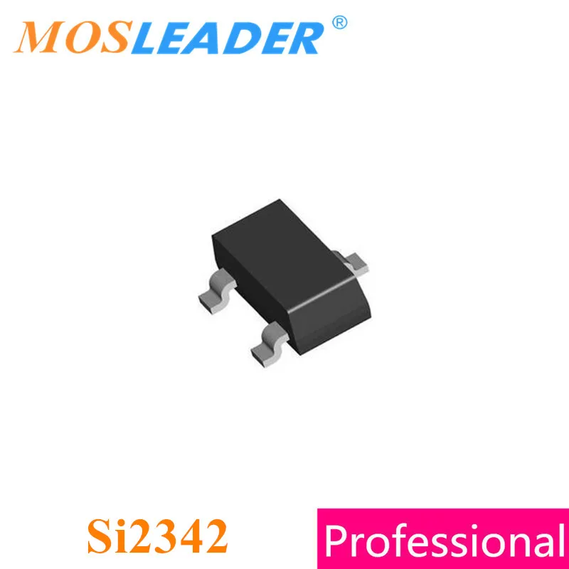Mosleader Si2342 SOT23 3000 шт. Si2342DS Si2342DS-T1-GE3 N-канальный 6A 3A 8V Китайские товары Высокое качество