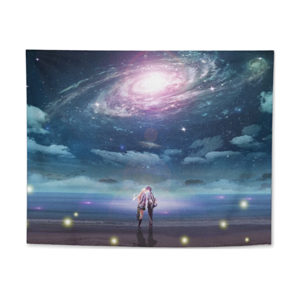 Your Lie In April Tapestry landscape wall hanging cloth bedroom wall decoration room decoration outdoor picnic mat beach sheets