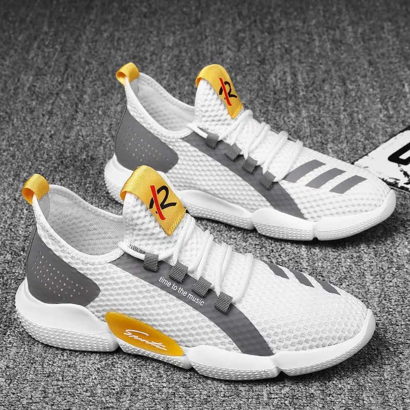 2023 Men's Lightweight Running Shoes Summer Ultra-light Breathable Sneakers Zapatos De Mujer Walking Shoes Boys Sneakers