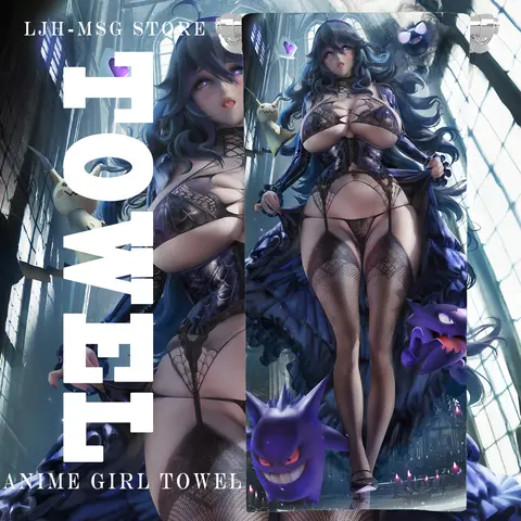 Sexy Hentai Anime Towel 3D Video Game Naked GIrl Manga Poster Microfiber Bath Towel Sexi Women R18 Comic HD Print Face Washcloth