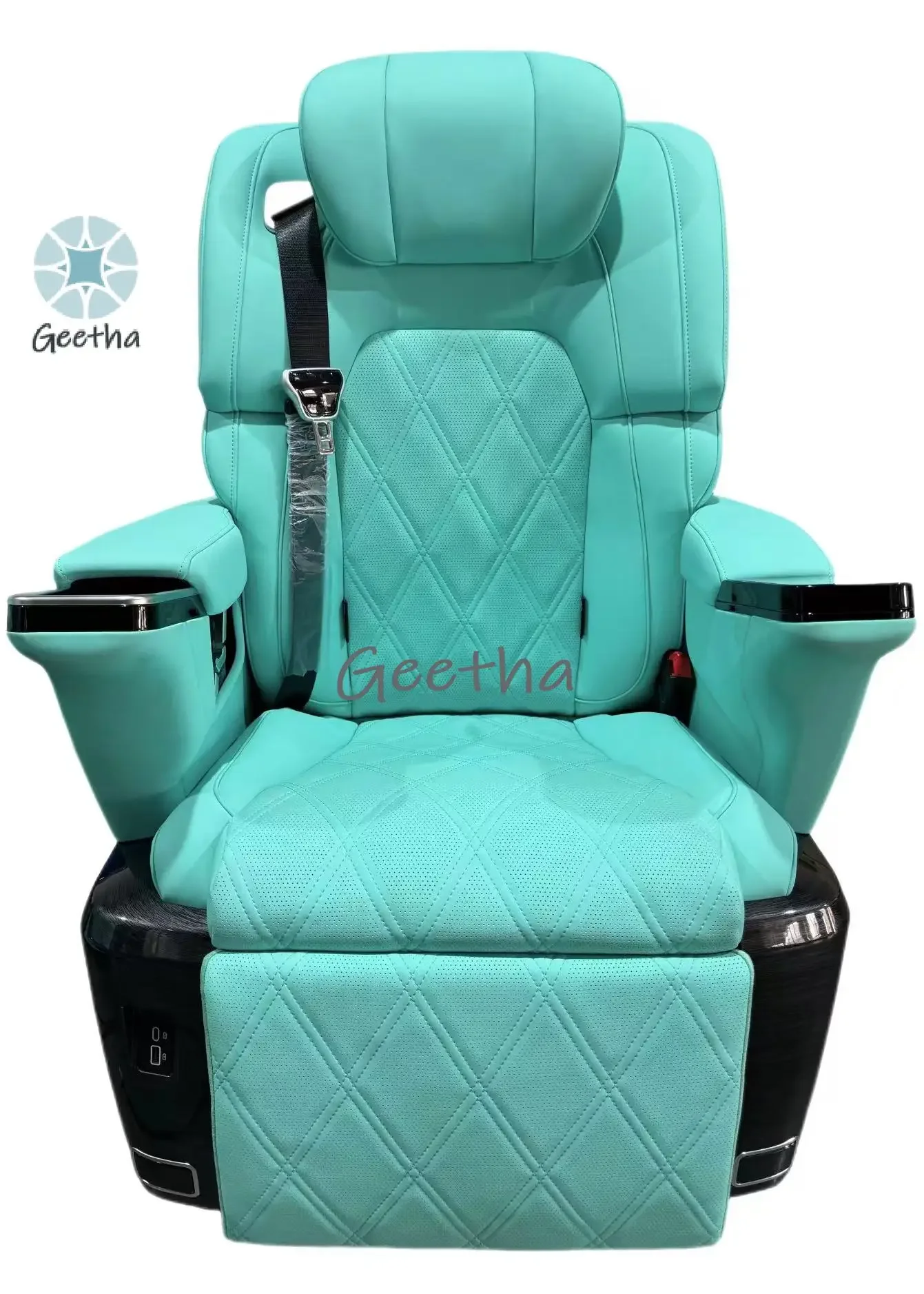

Plush Stain-Resistant Tiffany Blue luxury car seat for Executive Autos