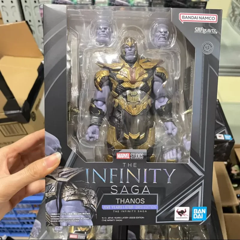 

Bandai Thanos The Avengers 4 S.H.Figuarts Endgame Thanos Infinite Saga Rebirth Version Figure Model Doll Collect Ornaments Toys