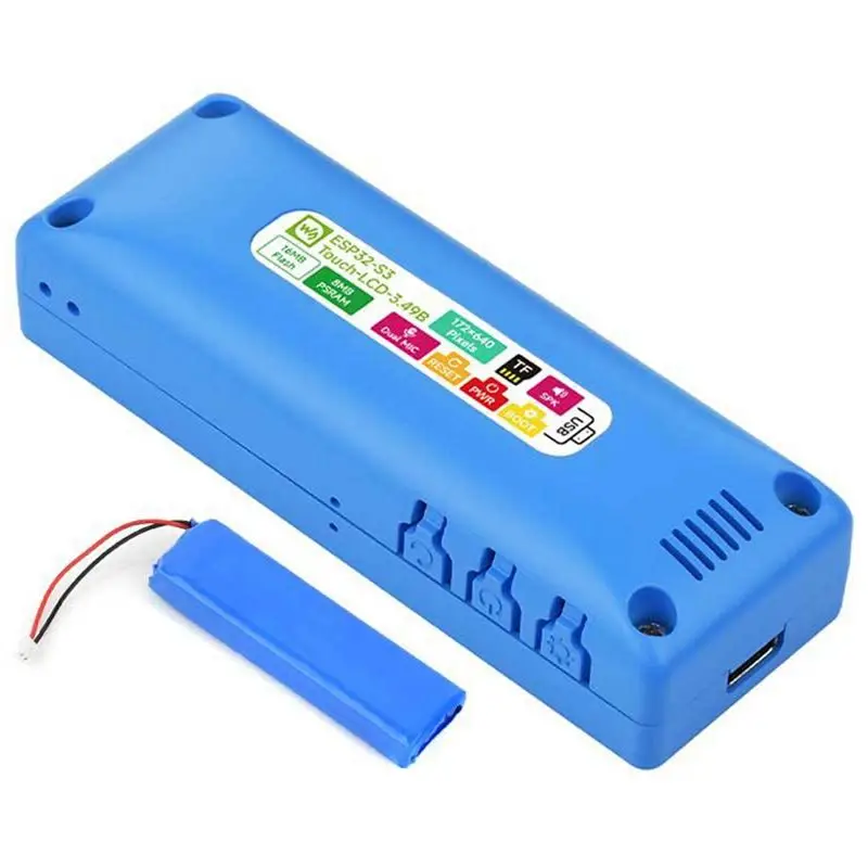 

FULL-For Deepseek Xiaozhi AI Chat Robot Box ESP32-S3-N16R8 Development Board 3.49" LCD Touchscreen Support Wi-Fi& BLE 5