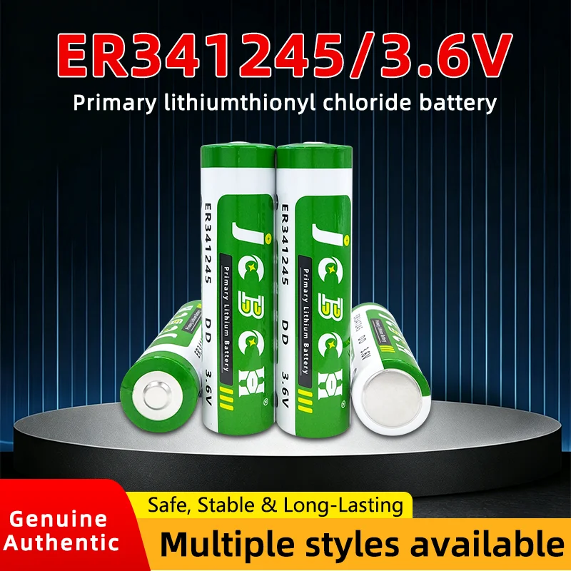 JCBCH ER341245 Lithium battery 3.6V probe alarm, coal mine source locator, industrial robot, PLC servo driver, turbine flowmeter