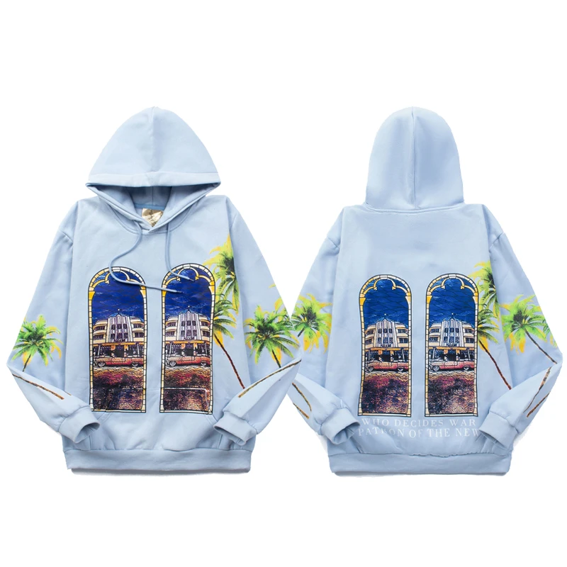 2024 WDW Pullover Sweatshirts High Quality Printed Pattern Casual Fleece WHO DECIDES WAR Hoodie