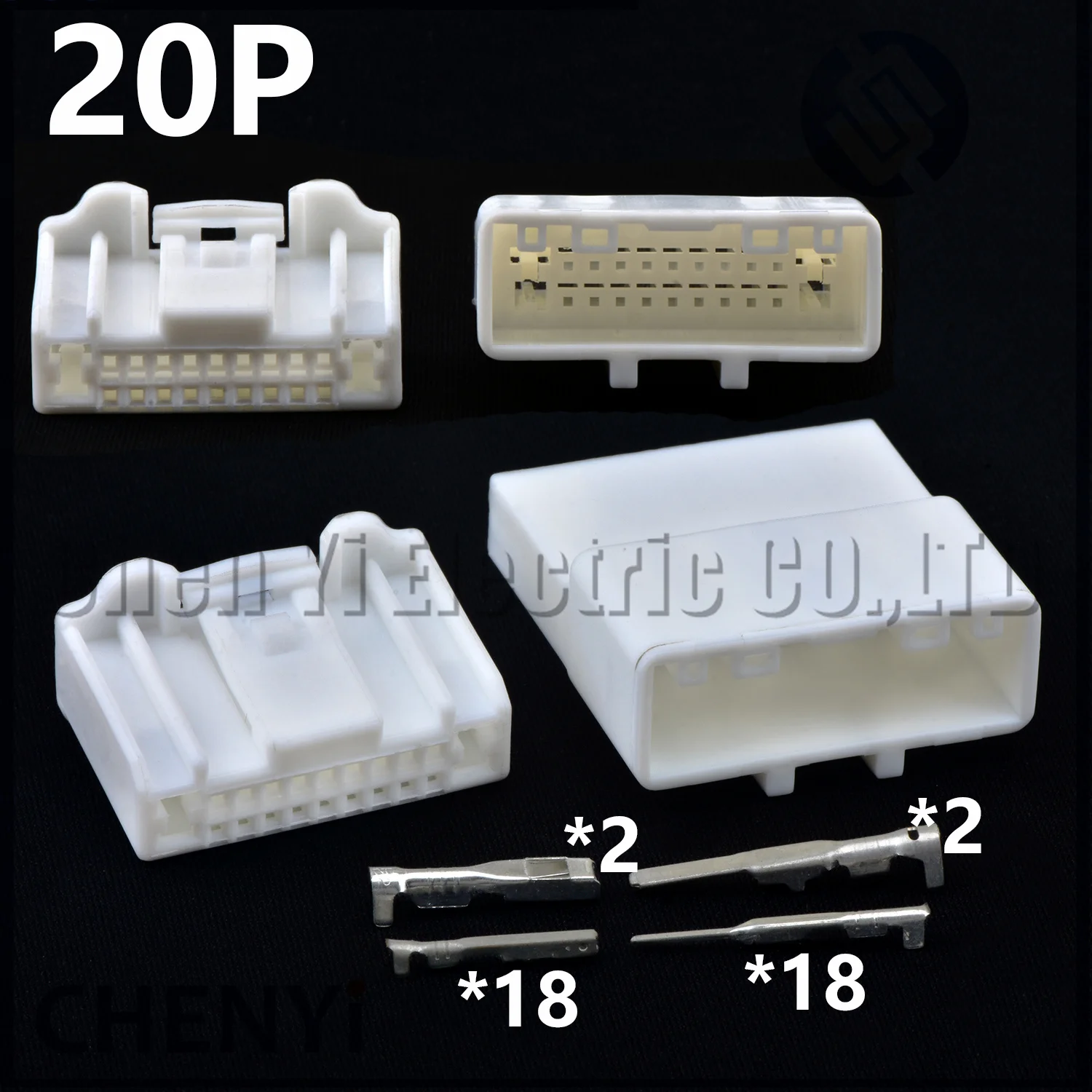 20 Pin Automotive connector CD DVD Player Multimedia audio Navigation DSP Wire harness plug 1674646-1 2040487-1 For Nissan Mazda