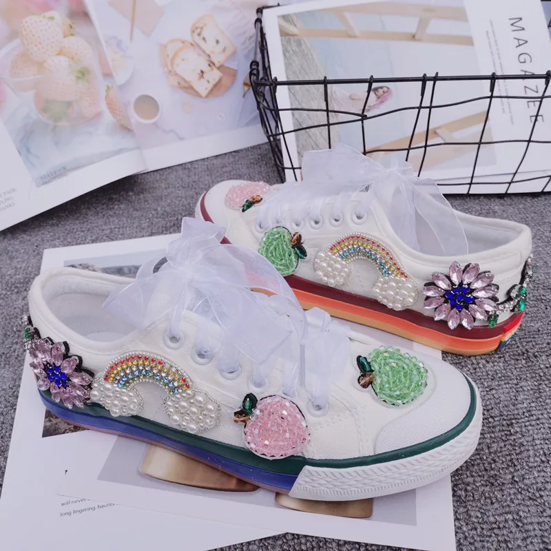 The New Rainbow Little White Shoes