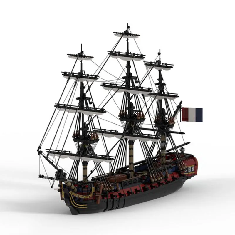 MOC 6149PCS Pirate Ship Model Architecture DIY Education Creative Idea Children Brick Toy Birthday Building Christmas Gift Block