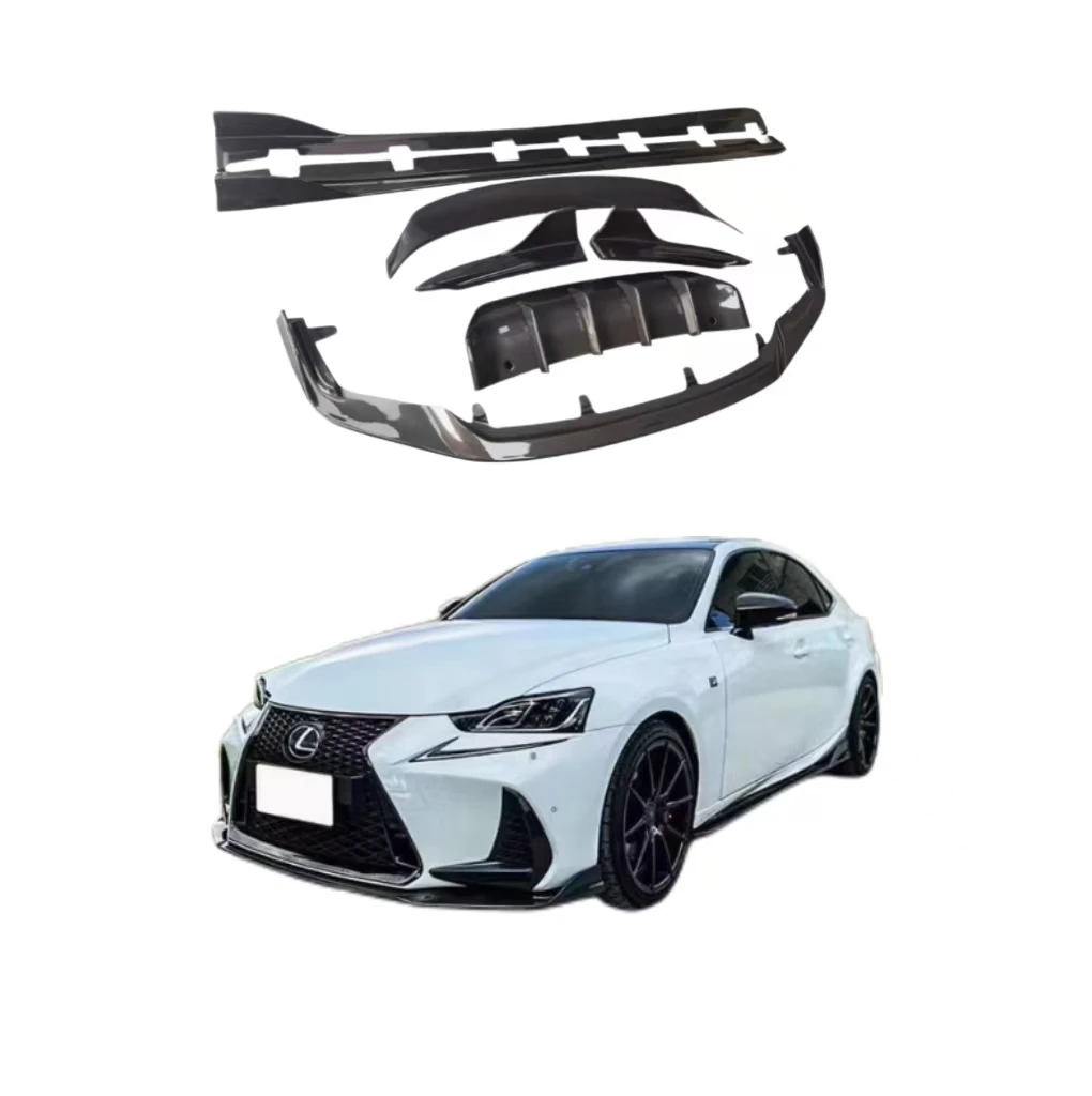 

High Quality Body Kit for Lexus IS 17-21 Upgrade ART Style Auto Parts Front Lip Rear Diffuser Side Skirts Spoiler Carbon Fiber
