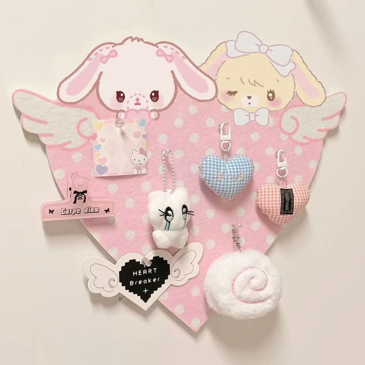 جديد لطيف الكرتون الأرنب ورأى الديكور لوحة الفلين جدار صور رسالة مجلس جدار لكمة خالية لا ضرر جدار غرفة الديكور #1