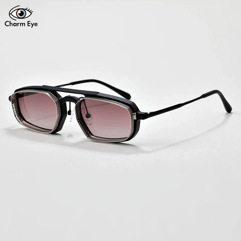 

New Men Aluminum Alloy Sunglasses Personalized Irregular SUN GLASSES High-quality Women Outdoor Protection UV400 Driving Glasses