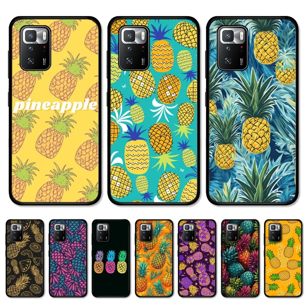 

Pineapple Fruit Phone Case For Redmi Note 4 X 5 A 6 7 8 T 9 9S 10 11 11S 11Epro Poco M3 pro