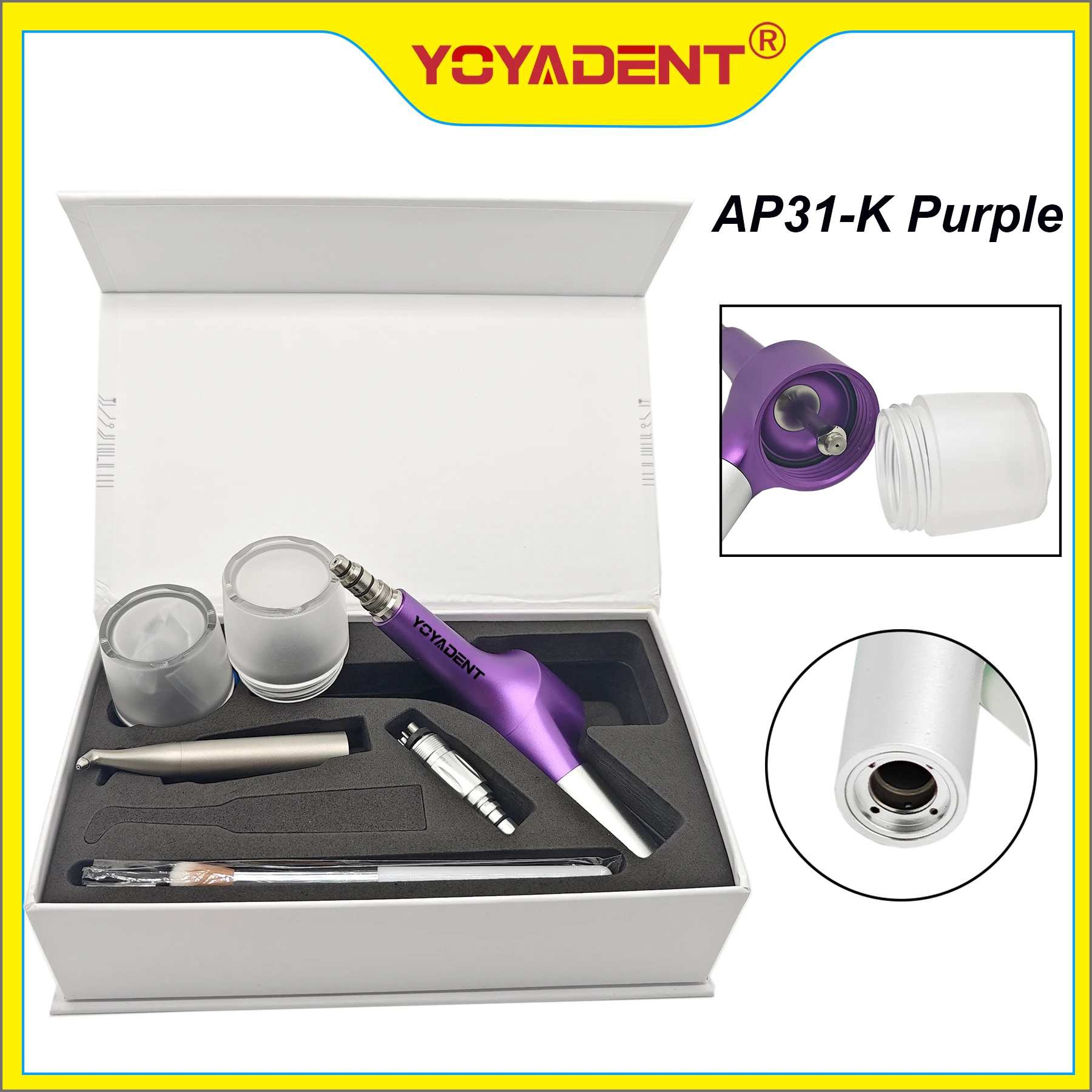 Fit KAVO Coupler Dental Air Prophy Polijstmachine Zandstralen Polijstgereedschap Tanden Whitening Tandheelkundige Producten Aluminiumlegering
