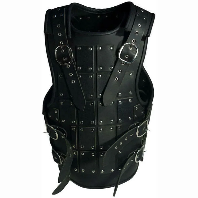 Medieval Viking Pirate Mercenary Leather Chest Body Armor Saxon Knight Breastplate Cosplay Costume Steampunk Brigandine Cuirass