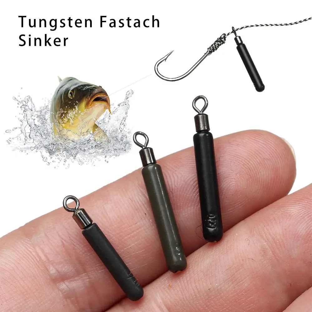 

Outdoors Sports Fishing Tungsten Quick Release Casting Hook Connector Weight Tungsten Line Sinkers Fishing Tools