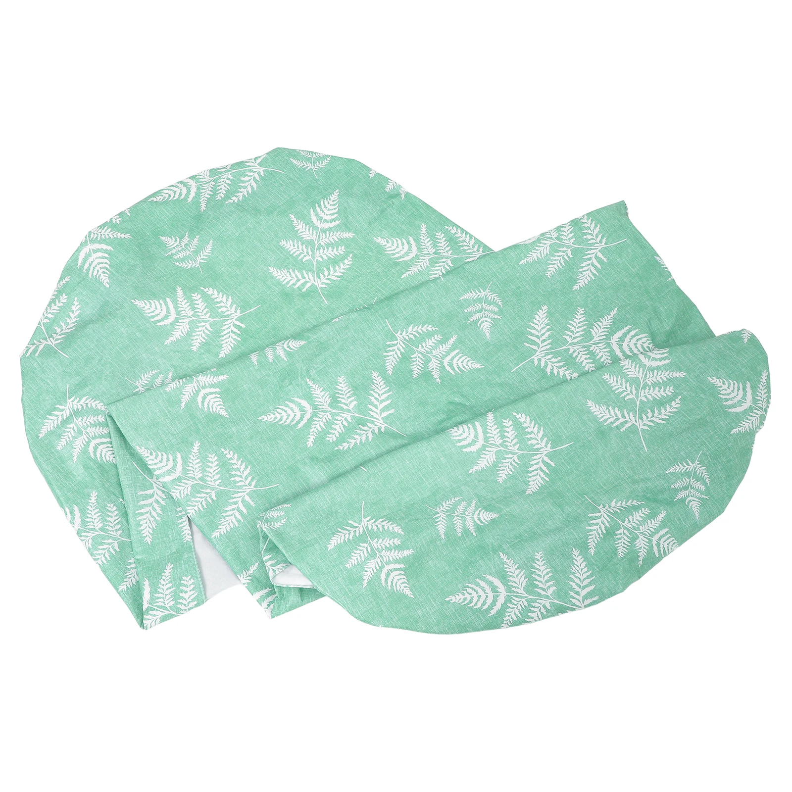 

PVC Elastic 30x72IN Waterproof Anti Scratch Green Table Decor Printing Tablecloth Leaf Outdoor Decor Rectangle Design