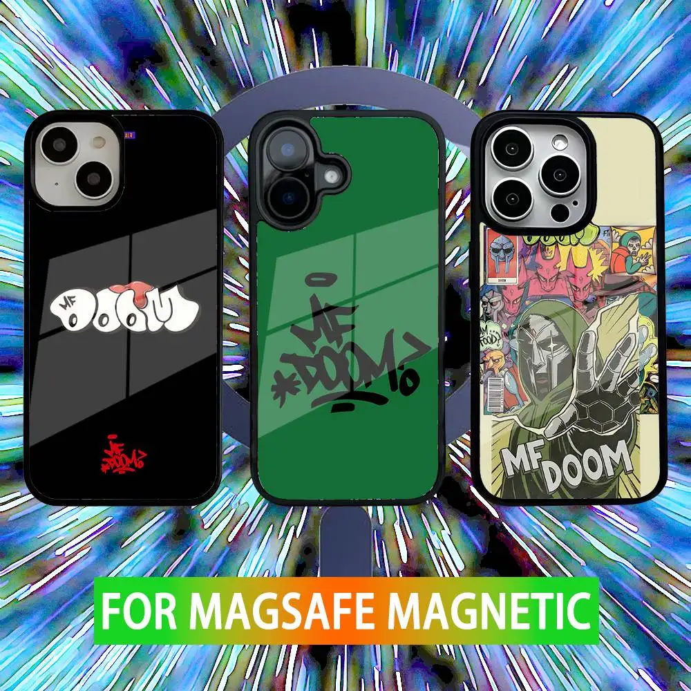 

Rapper MF DOOM Phone Case For iPhone 16,15,14,13,12,11,Pro,Max,Plus,Mini,SE New Magsafe Magnetic Wireless Charging