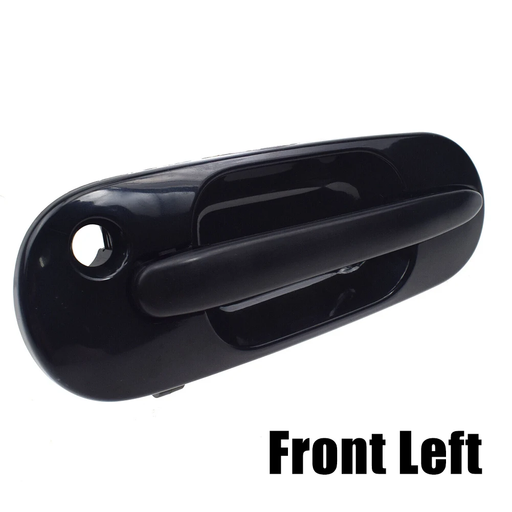 Auto Parts Outside Door Handle Exterior Parts Plastic Replacement 1 Pc Black For Honda For CRV 97-01 New Useful