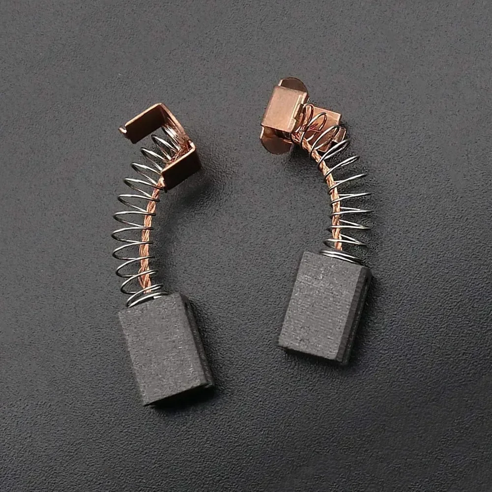 4pcs Angle Grinder Carbon Brushes12X8X5mm  Electric Motor Brush For WS125 Black G720 Power Tools Parts Accessories