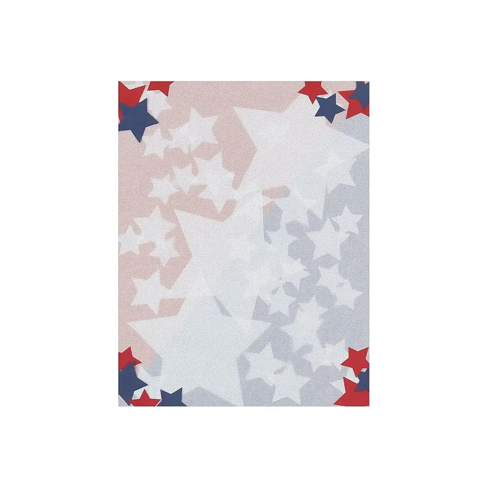 

Бумага для писем Stars, 80 листов, 8,5x11 дюймов (2014285)