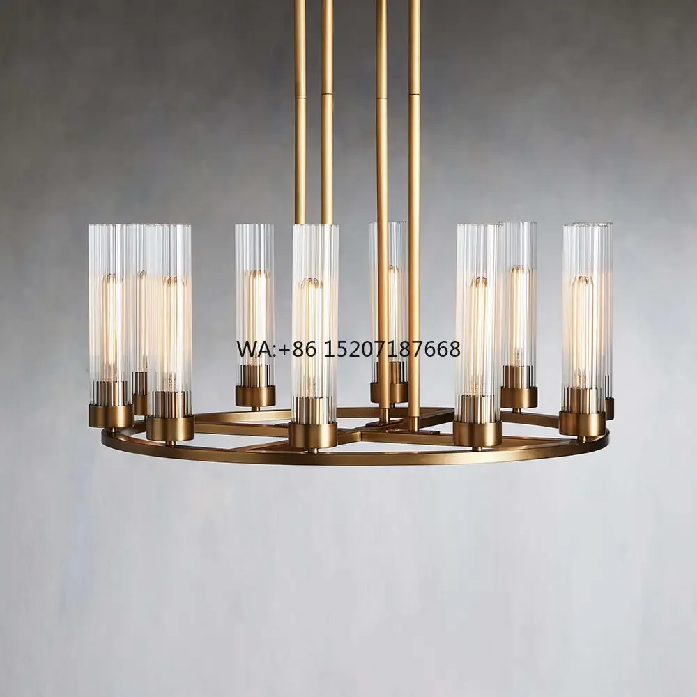 

30 Inch American Simple European Retro Iron Round for Living Room Dining Room Residential