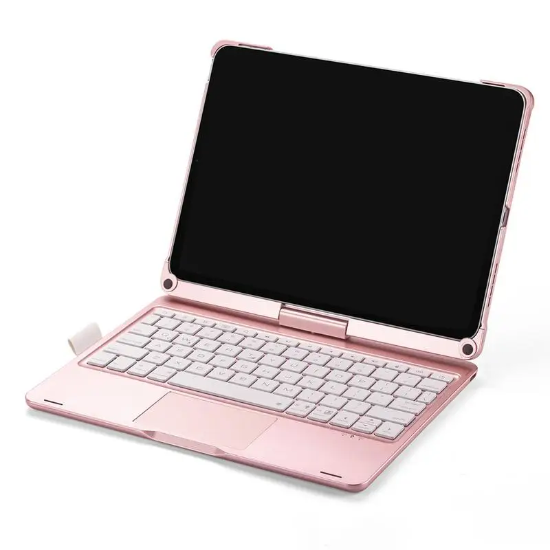 

Rotating Tablet Keyboard Tablet Backlit Wireless Keyboard Portable Rainbow Light Keypad Scratch Proof Tablet Protector