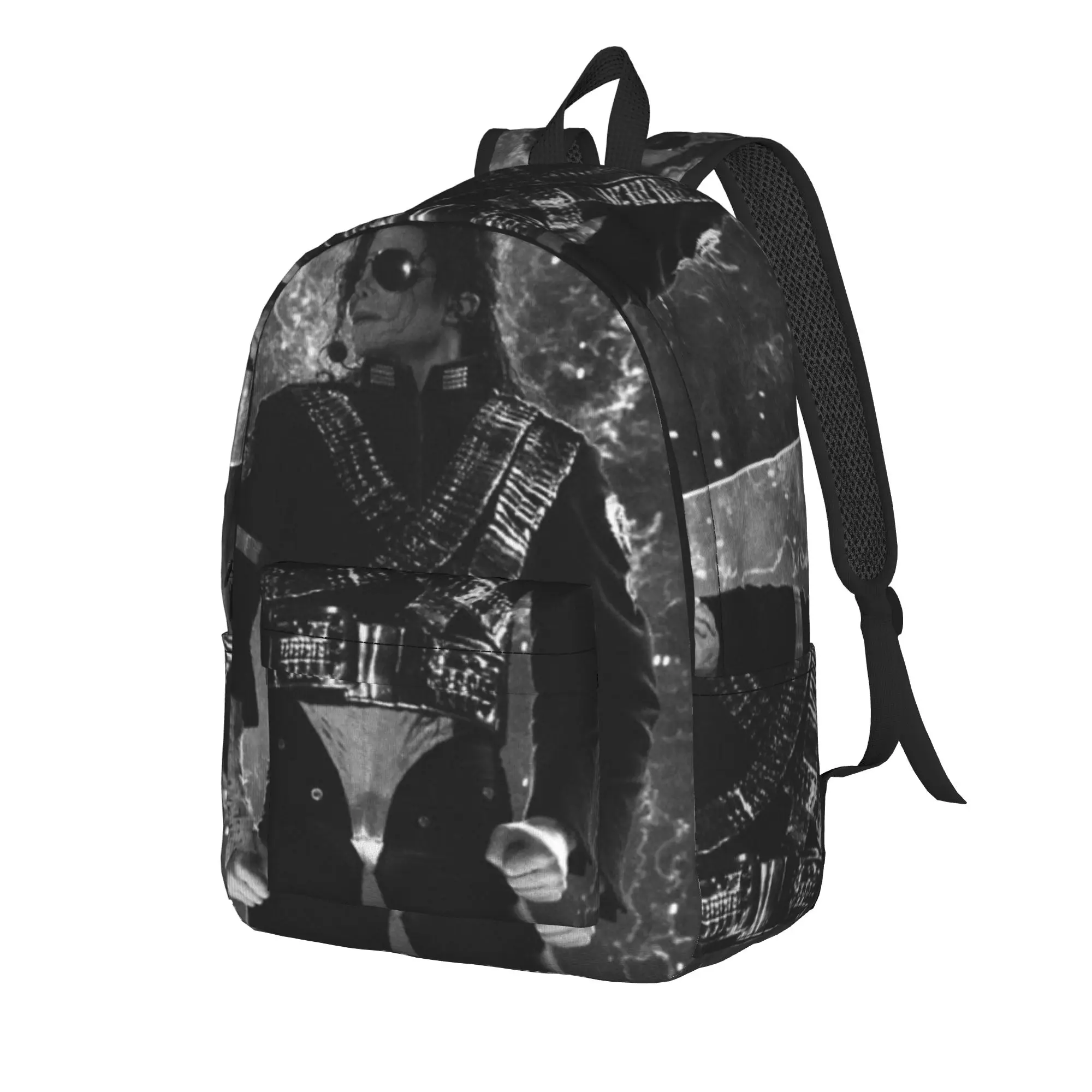 Michaels Jacksons MJ Cool Backpack Sports High School Work  Daypack for Men Women College Shoulder Bag