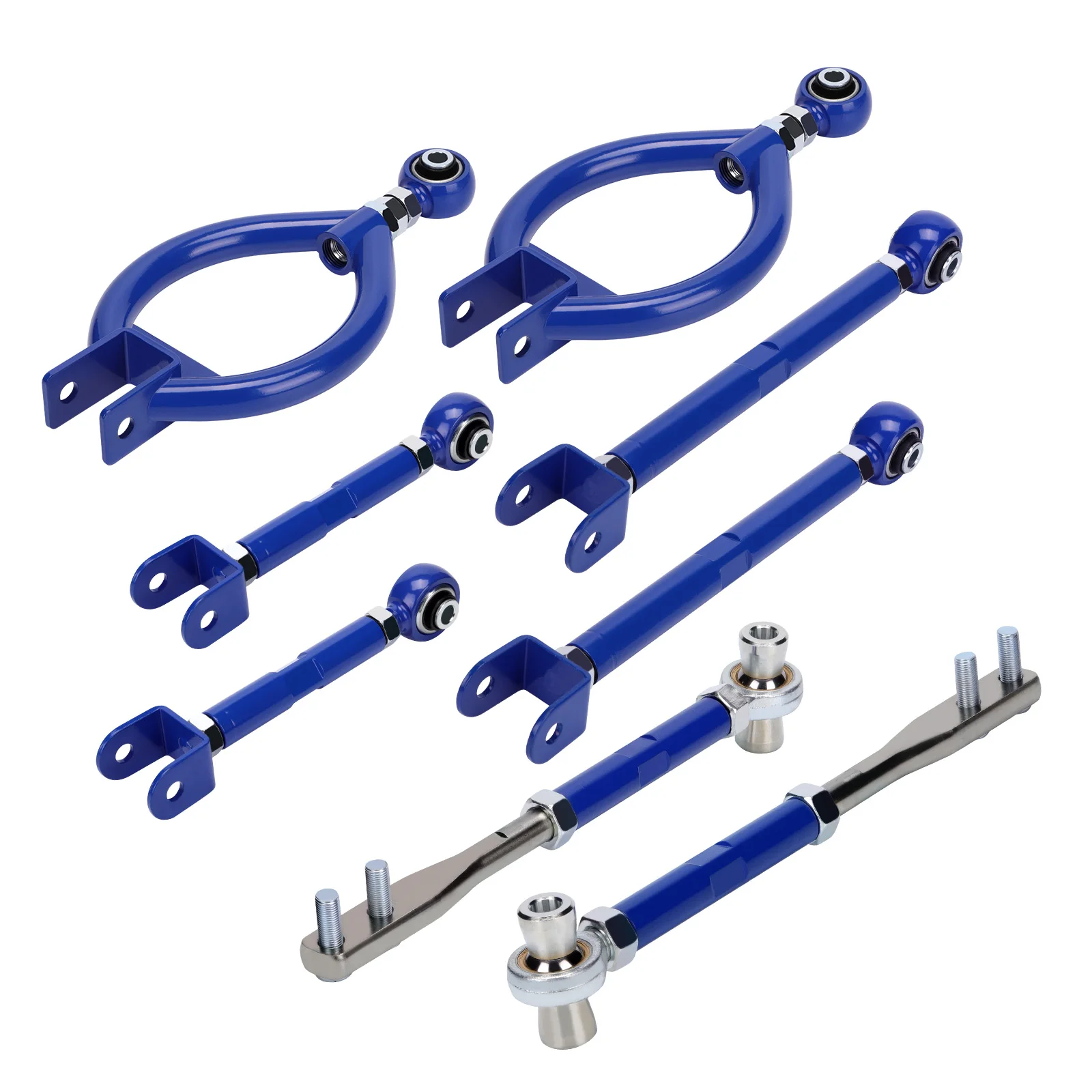 Adjustable Front Tension Rod+Rear Camber +Toe+Traction Arm For Nissan 240SX S13